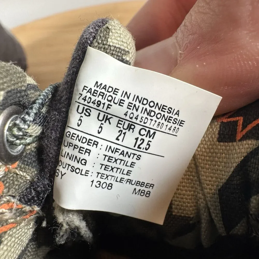 Baby Converse Chuck Taylor Allstar Infant and Toddler‎ Grey Size 5